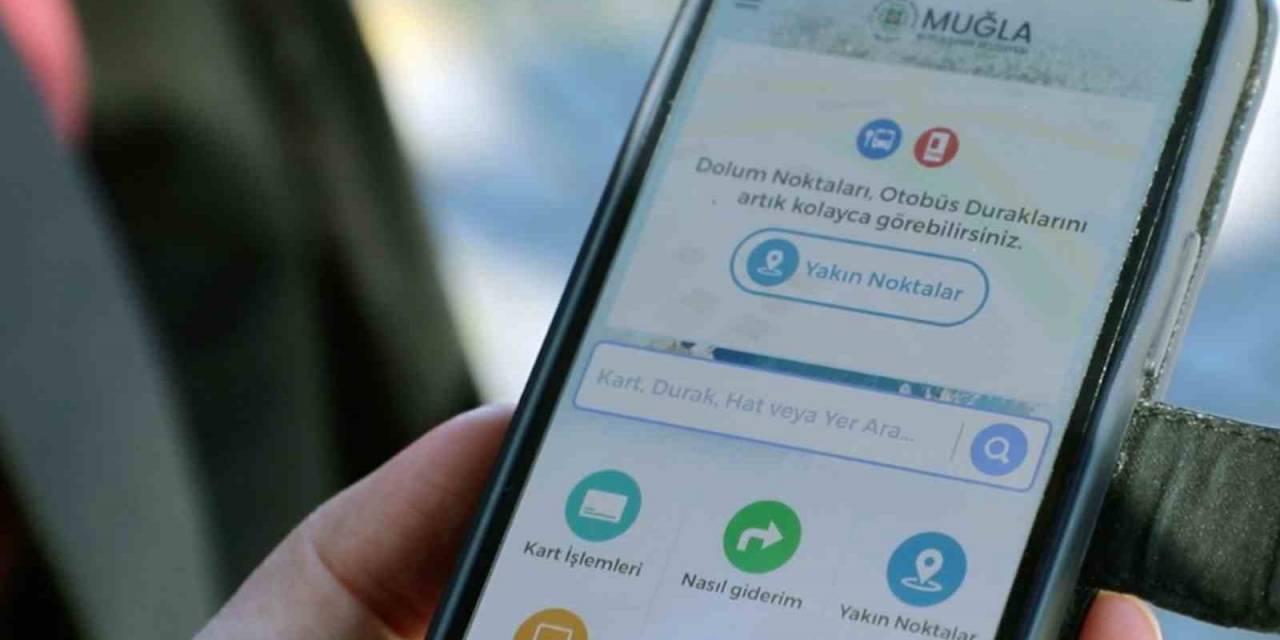 Muğla Büyükşehir Belediyesi  ‘Durakta Bekliyorum’ Uygulamasına Başlıyor