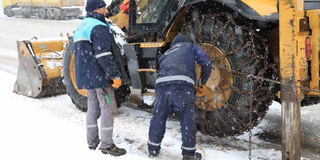 Battalgazi Belediyesi’nin Karla Mücadele Çalışması Başladı