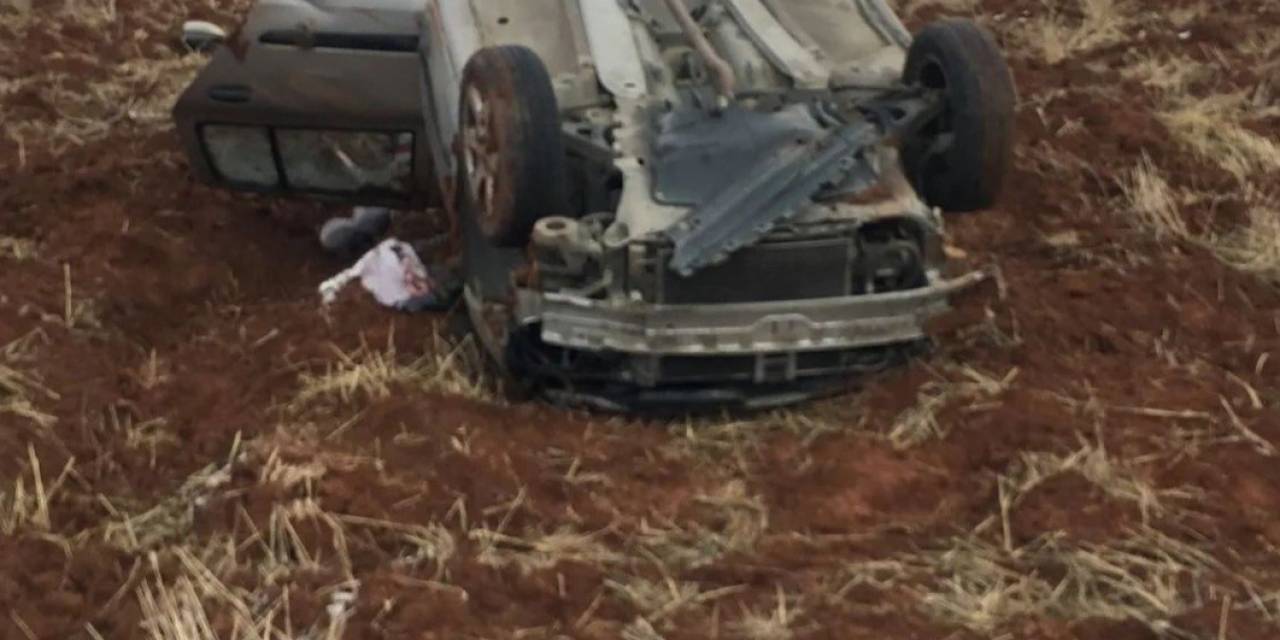 Takla Atan Araçtan Emniyet Kemeri Sayesinde Kurtuldu