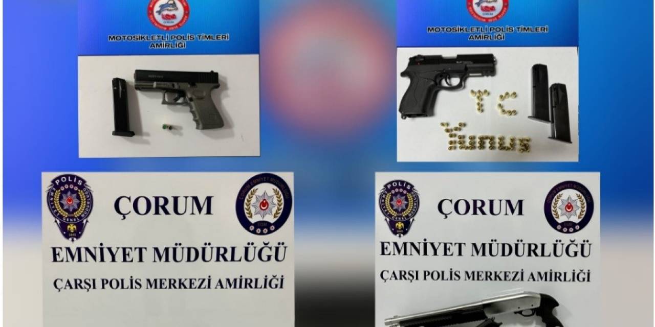 Çorum’da Şok Uygulamada 21 Adet Silah Ele Geçirildi