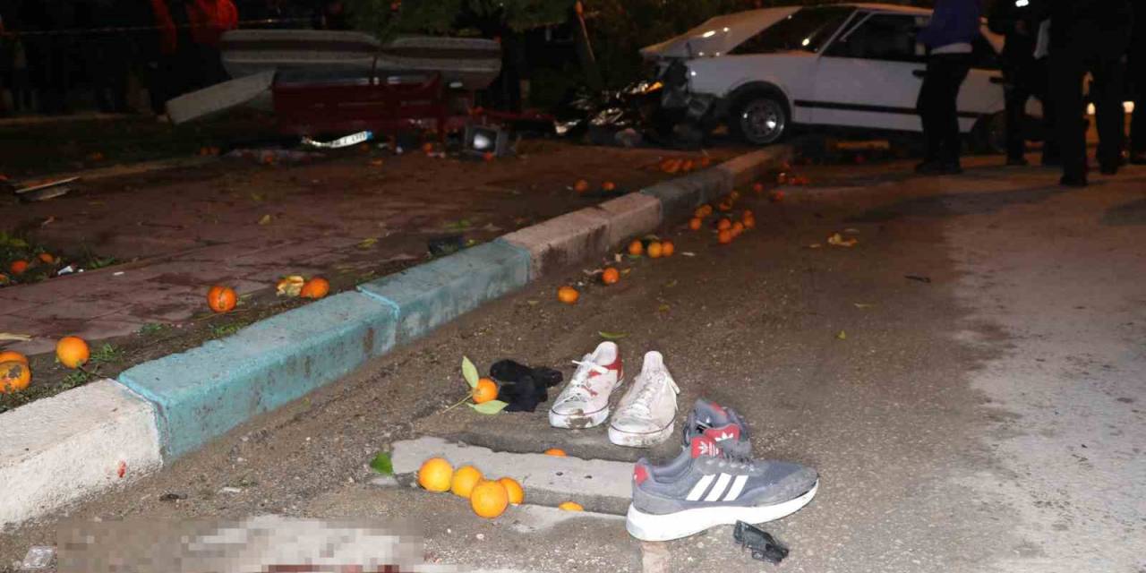 Tofaş Otomobil İle Motosiklet Çarpıştı: 1 Ölü, 3 Yaralı