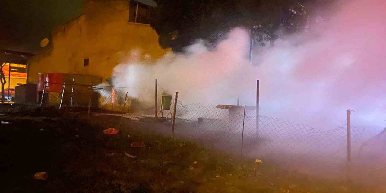 Siirt’te İş Yerinin Atık Yağ Bölümünde Yangın Çıktı