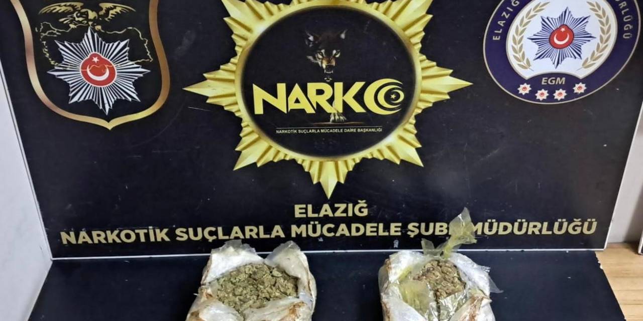 Elazığ’da 1 Kilo 292 Gram Uyuşturucu Ele Geçirildi: 1 Tutuklama