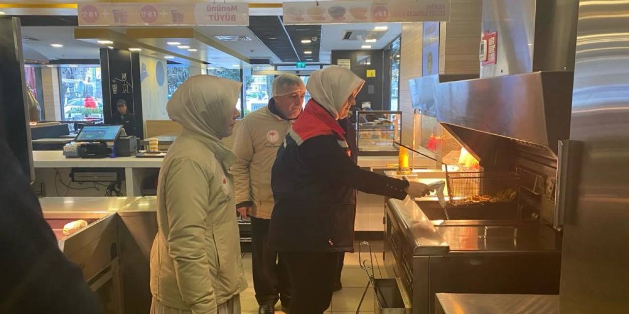 Kızartmalık Yağ Denetimi Yapıldı