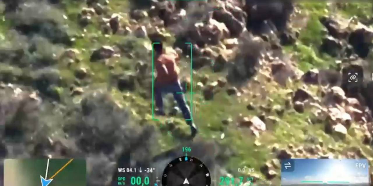 Kaçan Hükümlü Uyuşturucu Taciri, Dron Yardımı İle Yakalandı