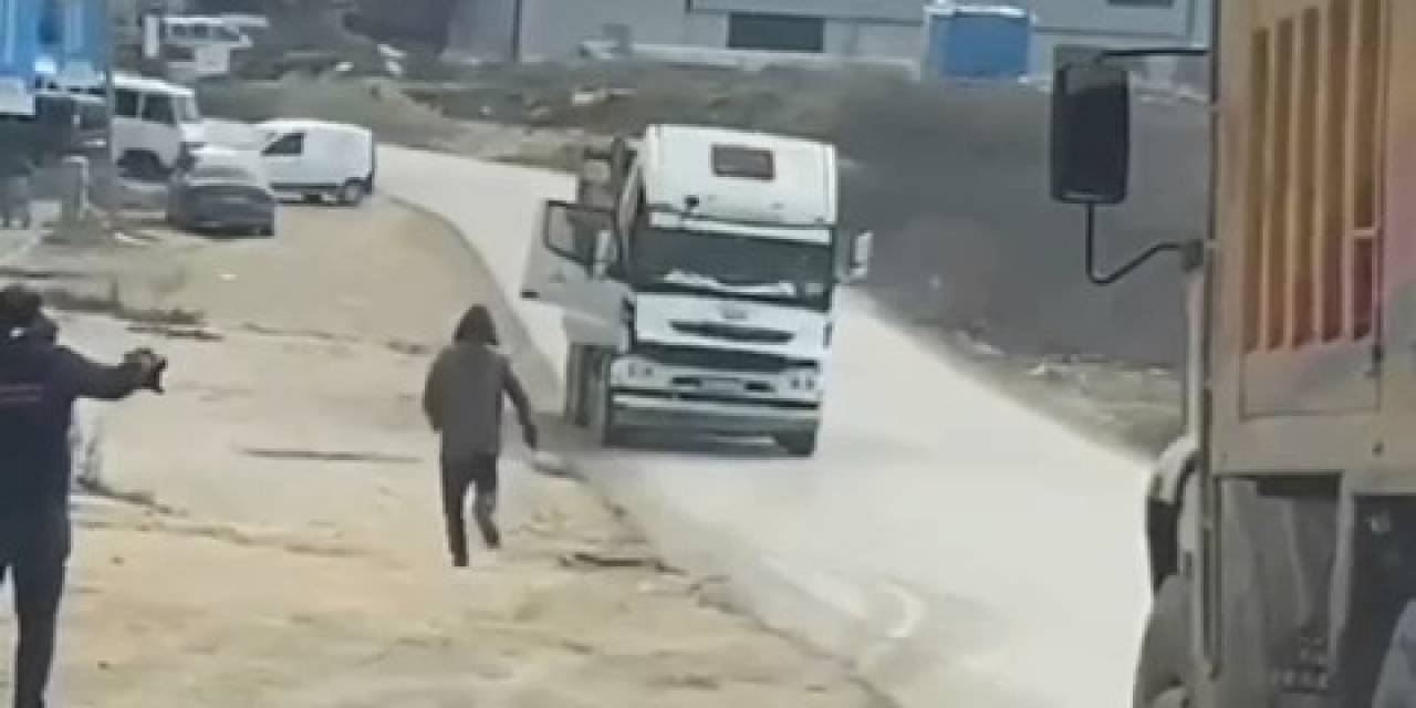 Bursa’da Freni Boşalan Kamyon Böyle Harekete Geçti, Faciadan Dönüldü