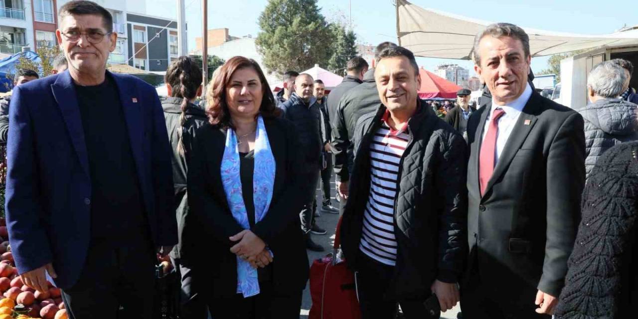 Başkan Çerçioğlu, Cumartesi Pazarı’nda Vatandaşlarla Buluştu