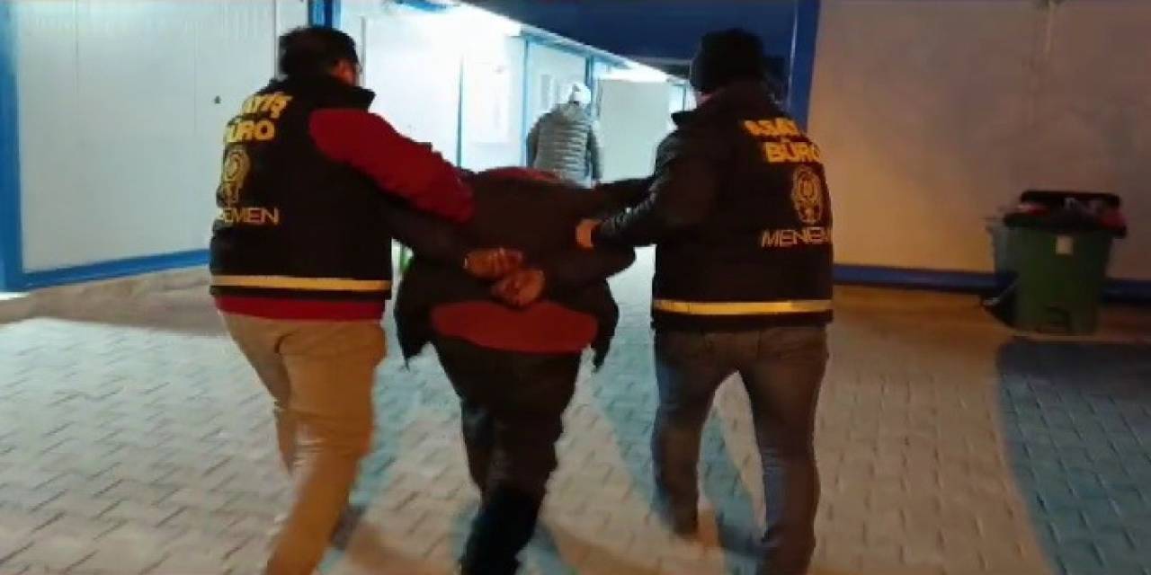 Menemen Polisi Çalınan Aracı Kısa Sürede Buldu
