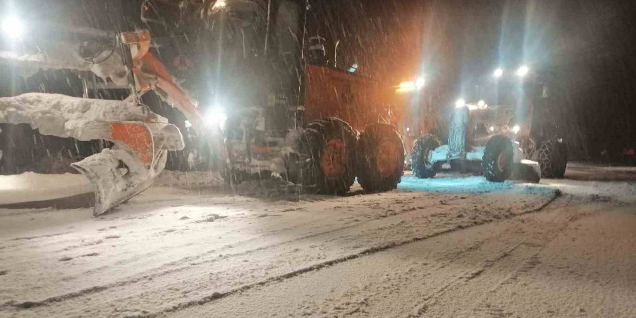 Antalya-konya Karayolunda Kar Yağışı Başladı