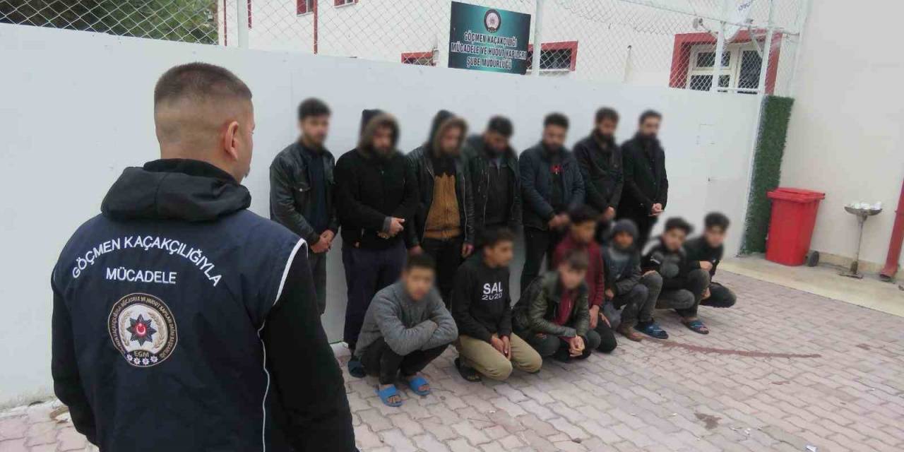 Konya’da 13 Düzensiz Göçmen Yakalandı