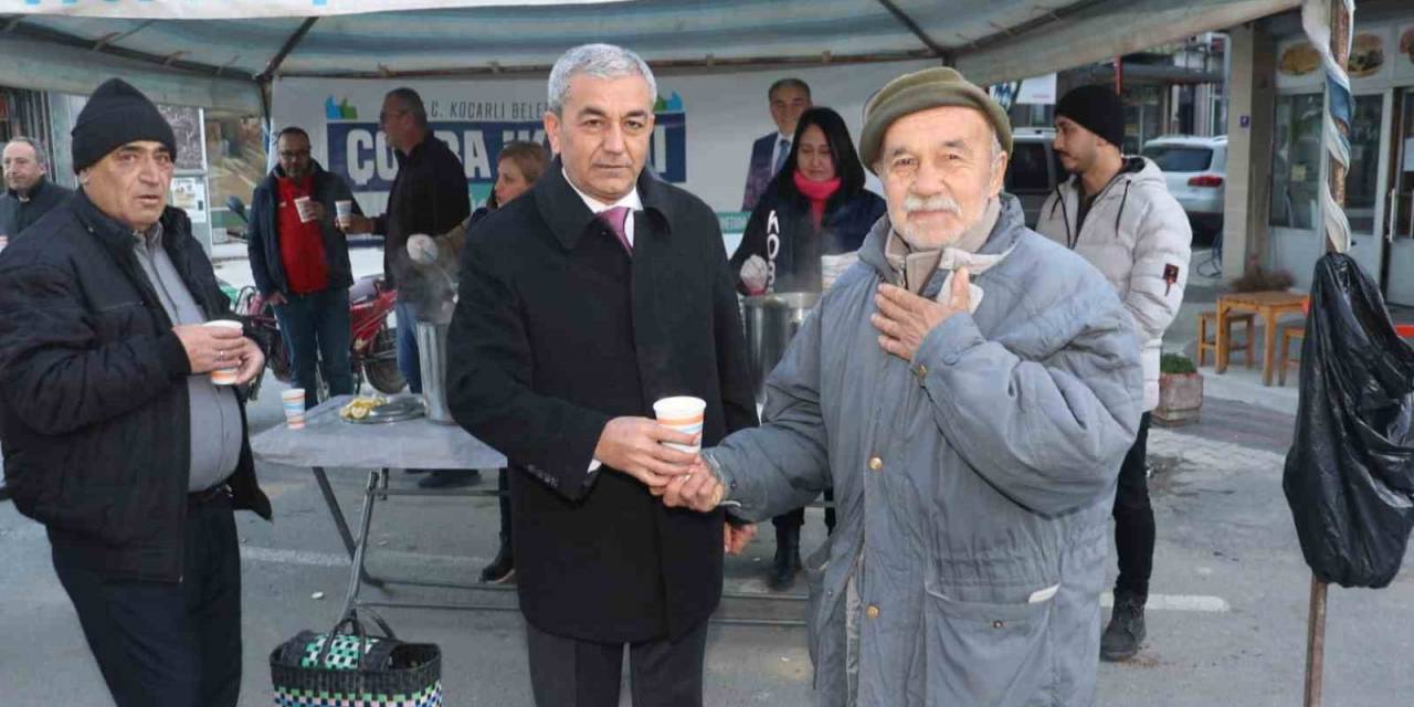 Koçarlı Belediyesi’nin Çorba İkramı Vatandaşları Isıttı