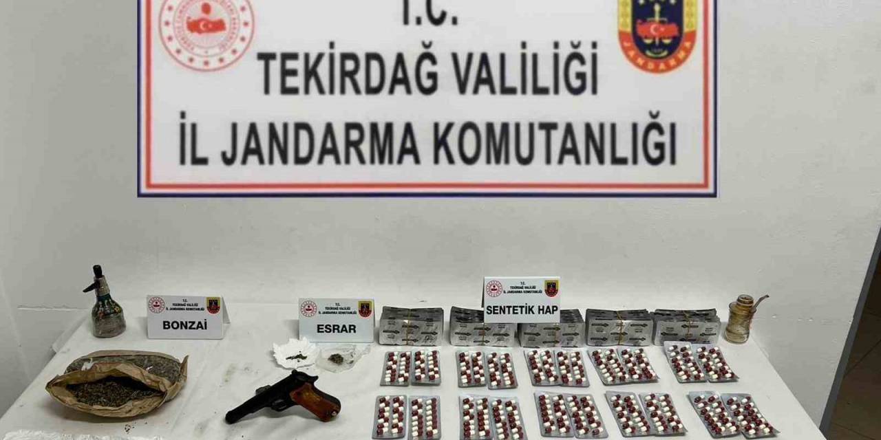 Tekirdağ’da Silah Ve Uyuşturucu Operasyonu