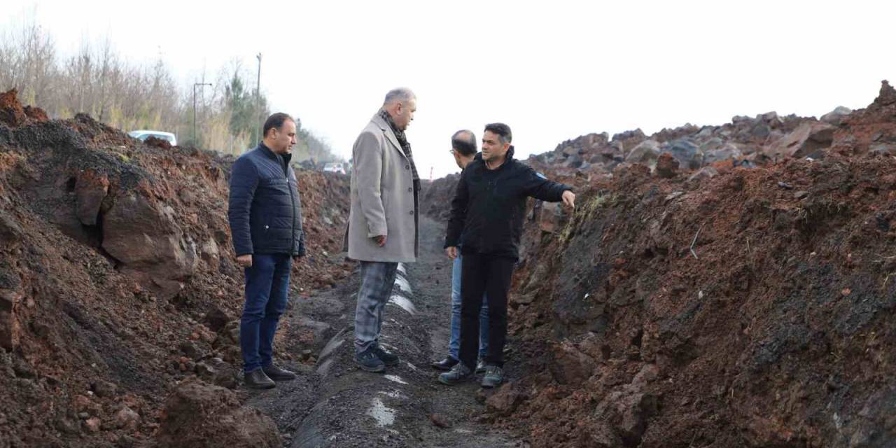 Diyarbakır’da Deprem Konutları İçme Suyu Projesinde Çalışmalar Sürüyor