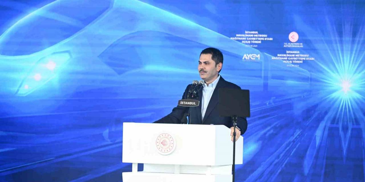 Cumhur İttifakı İbb Başkan Adayı Murat Kurum’dan Müjde: “5 Yılın Sonunda İstanbul’da Metro Gitmeyen Hiçbir İlçemiz Kalmayacak”