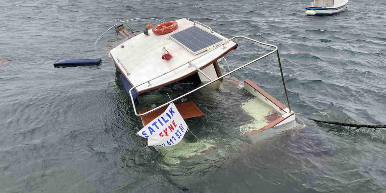 Sahibinin Gözleri Önünde Sulara Gömüldü