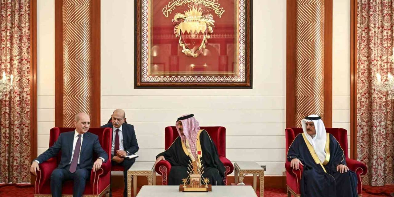Tbmm Başkanı Kurtulmuş, Bahreyn Kralı Al Khalifa İle Görüştü