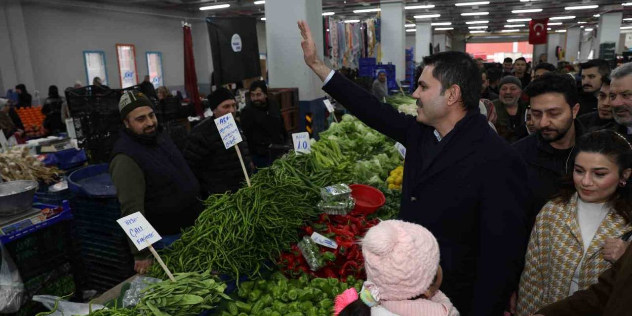 İbb Başkan Adayı Murat Kurum: "İstanbul’da 200 Yeni Pazar Açacağız"