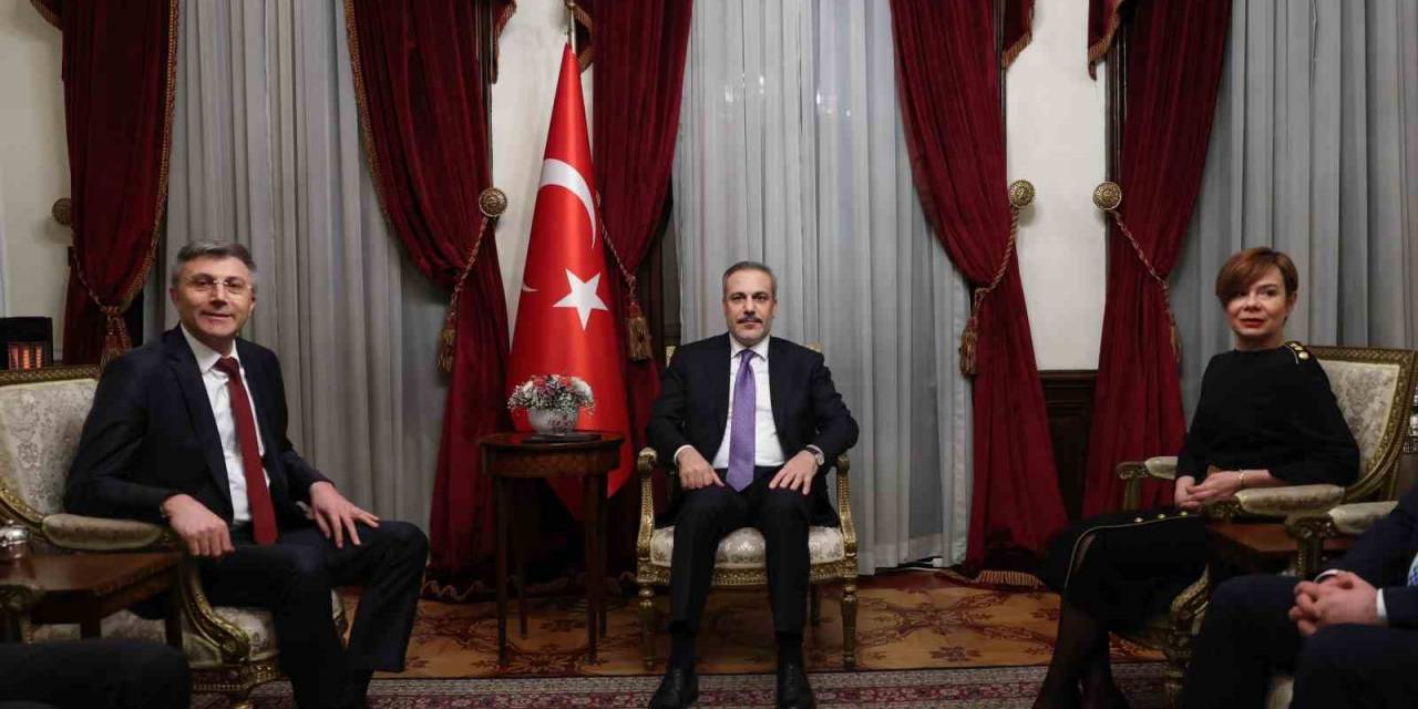 Dışişleri Bakanı Fidan, Höh Genel Başkanlığından İstifa Eden Karadayı İle Bir Araya Geldi