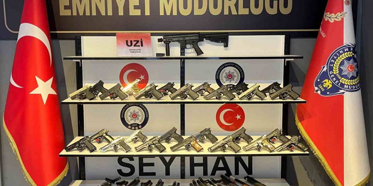 Seyhan’da Polis 40 Ruhsatsız Silah Ele Geçirirken, Aranan 278 Kişiyi Yakaladı