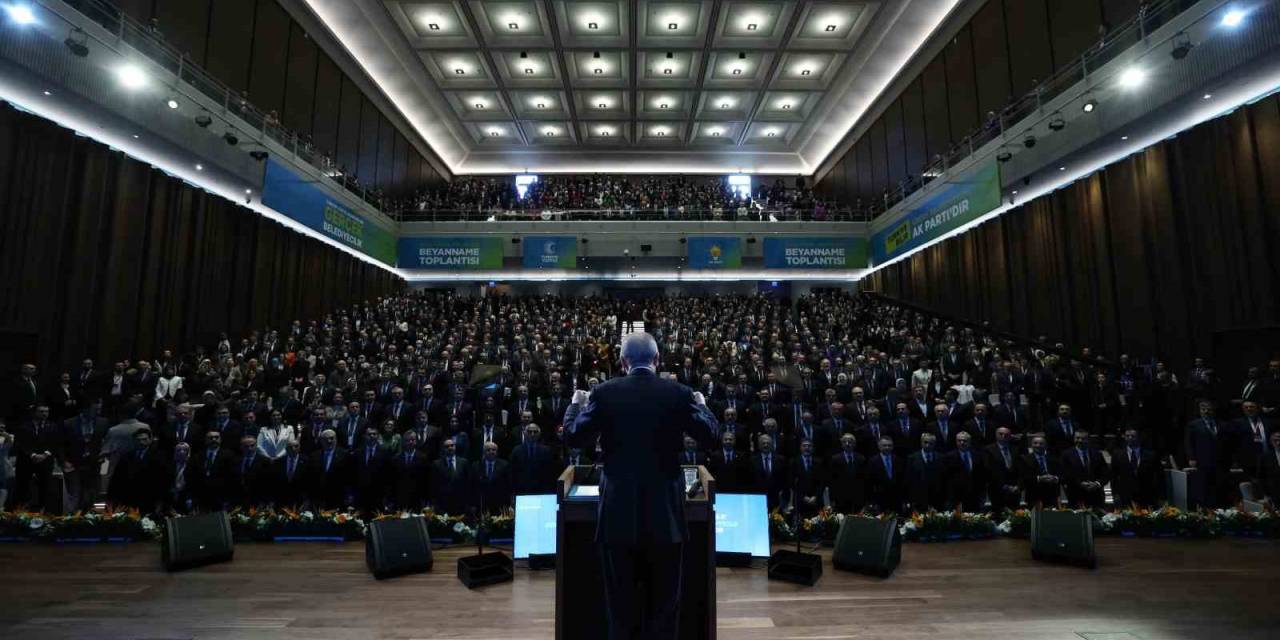 Cumhurbaşkanı Erdoğan, Ak Parti’nin 31 Mart 2024 Mahalli İdareler Seçim Beyannamesini Açıkladı (1)