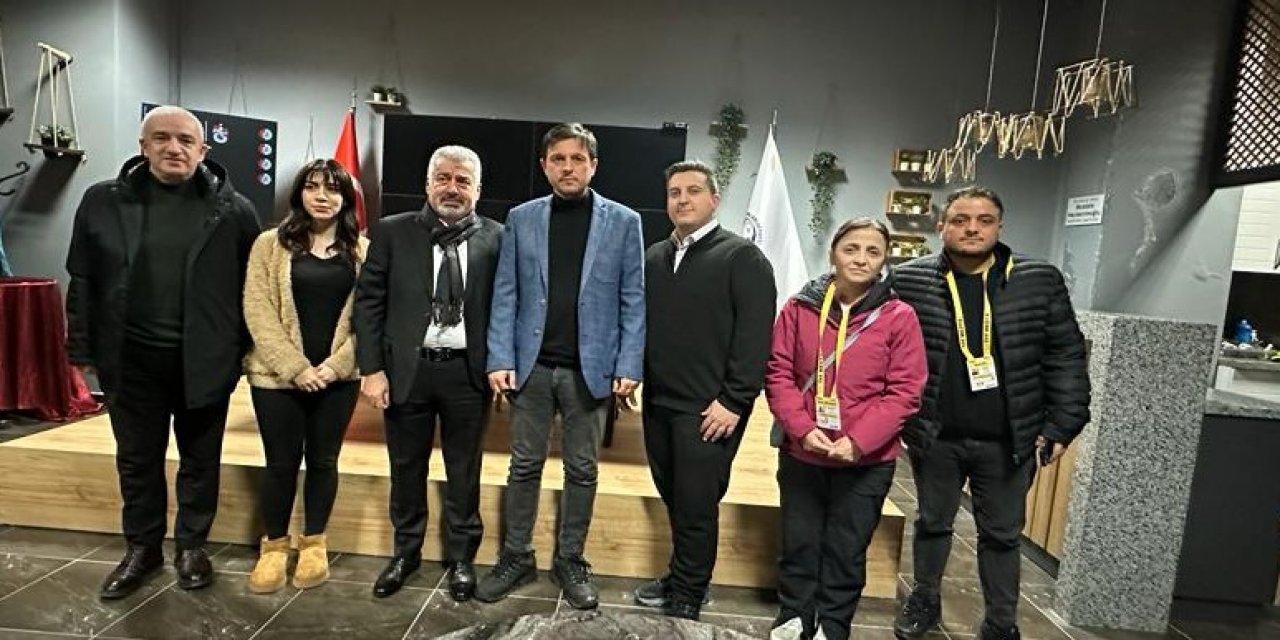 Trabzonspor Divan Başkanlık Kurulu Başkan adayı Kahraman'dan TSYD'ye ziyaret