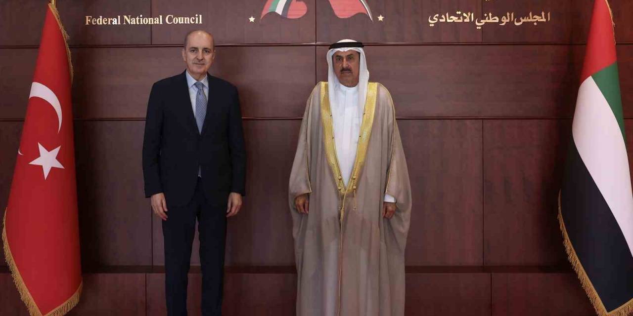 Tbmm Başkanı Kurtulmuş, Bae Federal Konsey Başkanı Ghobash İle Görüştü