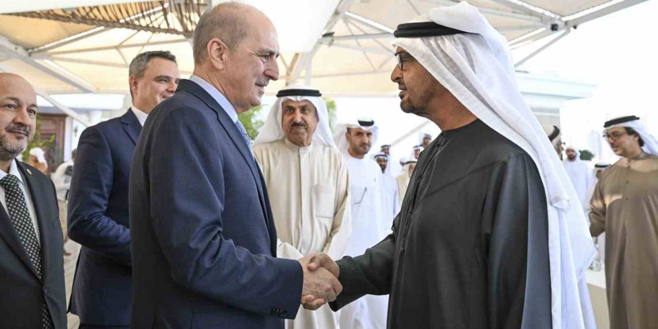 Tbmm Başkanı Kurtulmuş, Bae Devlet Başkanı Al Nahyan İle Görüştü