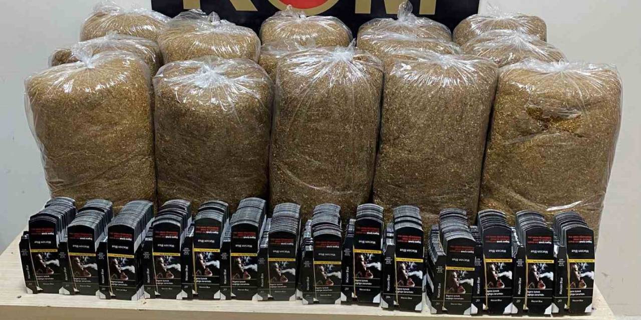 Kars’ta Makaron Ve Tütün Ele Geçirildi