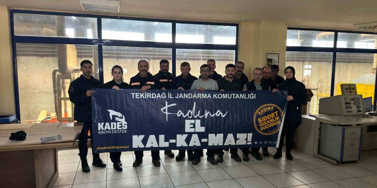 Jandarmadan Fabrikada Kades Tanıtımı