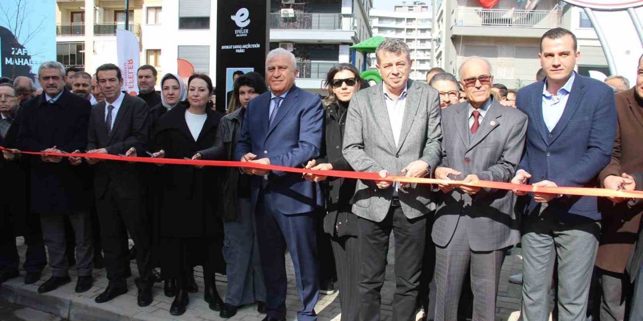 Akçöltekin’in Adının Verildiği Park Düzenlenen Tören İle Açıldı