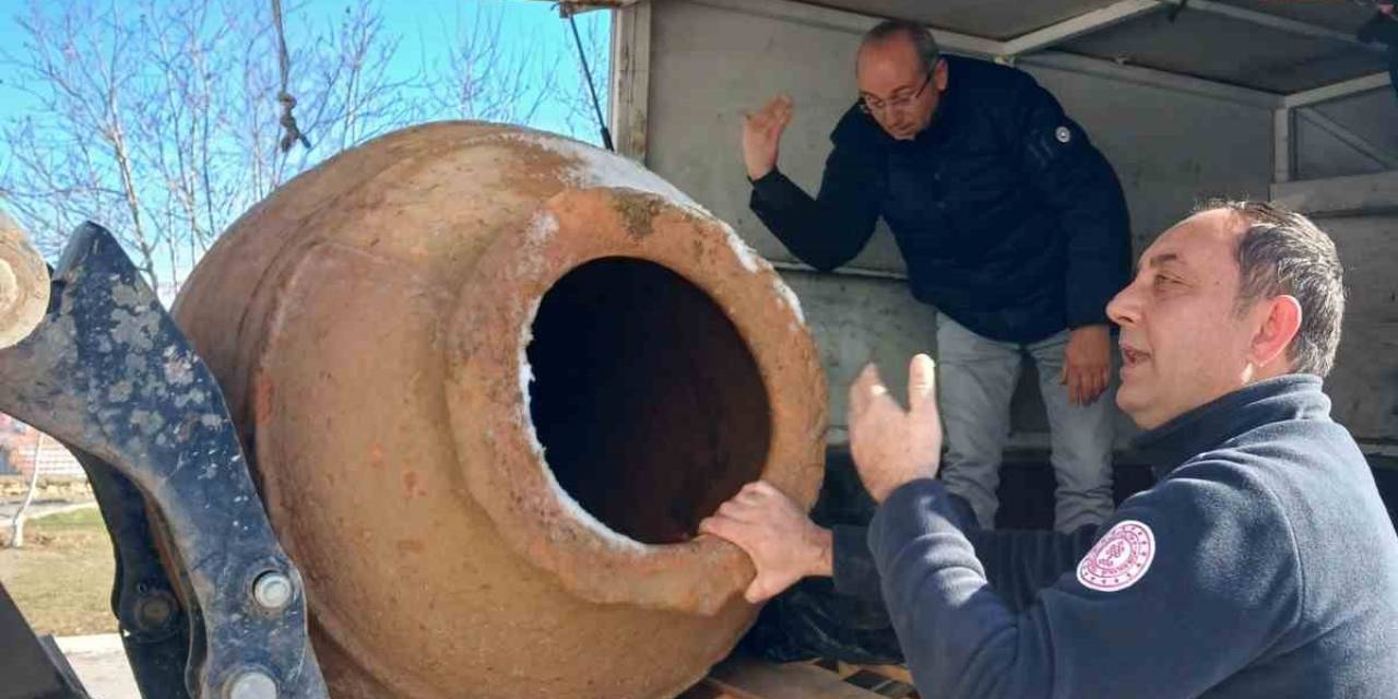 Ortaköy’de Roma Dönemine Ait Küp Bulundu