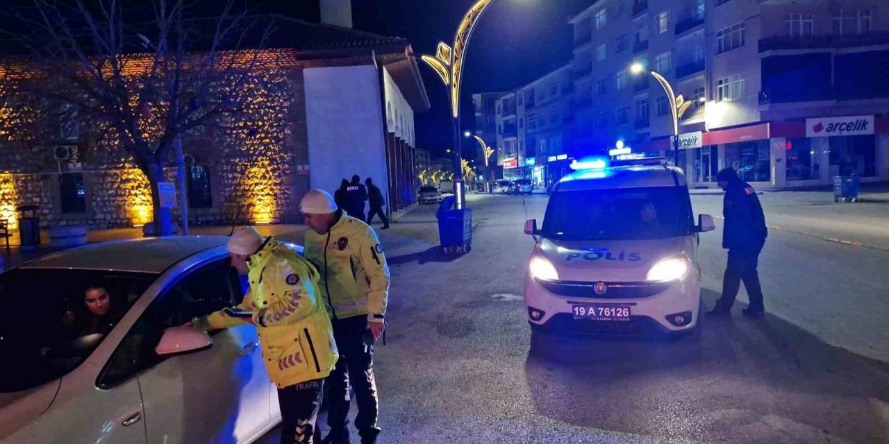 Alaca’da Polisten Asayiş Ve Huzur Uygulaması