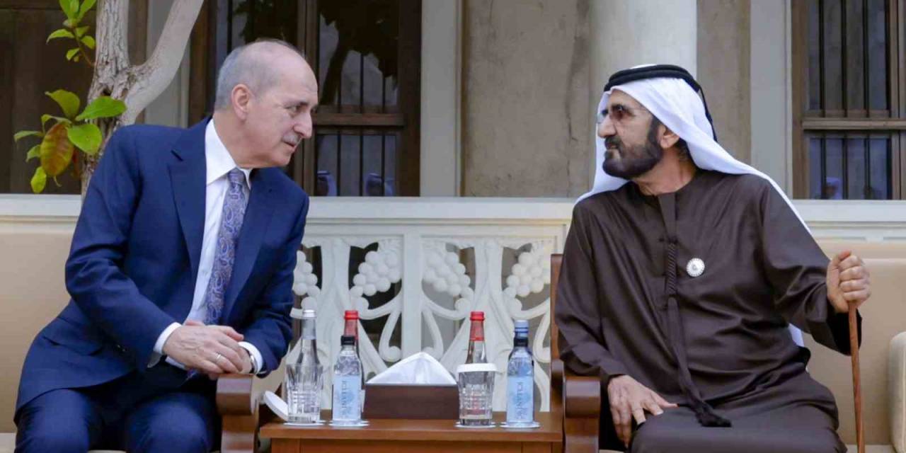 Tbmm Başkanı Kurtulmuş, Bae Devlet Başkanı Yardımcısı Şeyh Al Mektum İle Görüştü