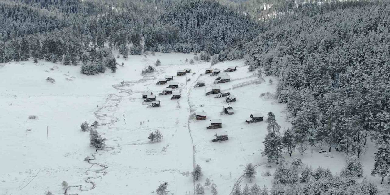 Kastamonu’nun Yaylalarında Kartpostallık Kış Görüntüleri