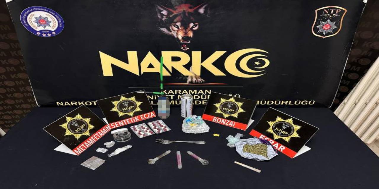 Karaman’da Uyuşturucu Ticaretinden 1 Kişi Tutuklandı