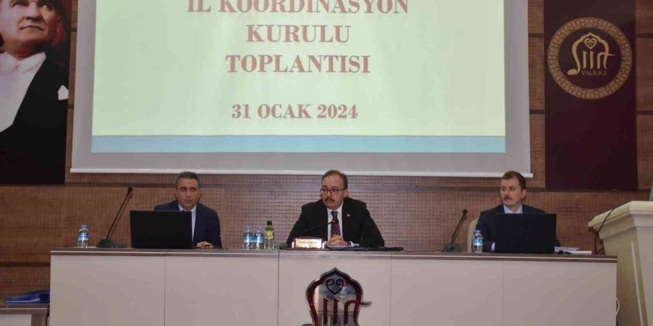 2024 Yılı 1. Dönem İl Koordinasyon Kurulu Toplantısı Yapıldı