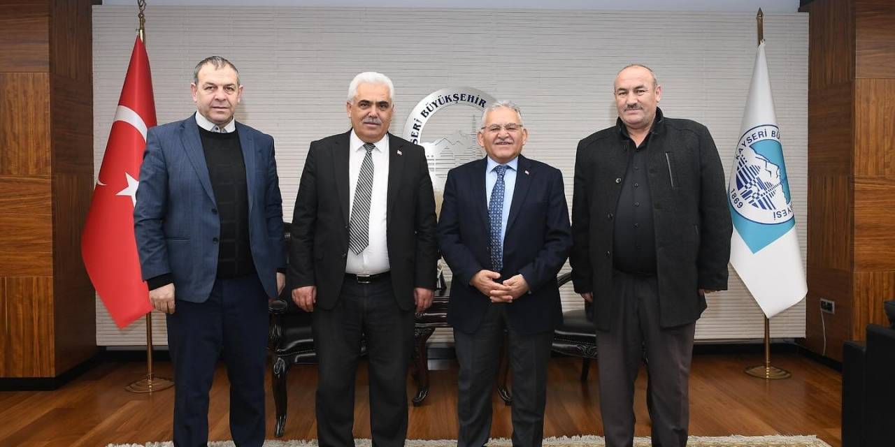 Başkan Büyükkılıç, Halk Otobüsçüleri Odası Yönetimini Ağırladı