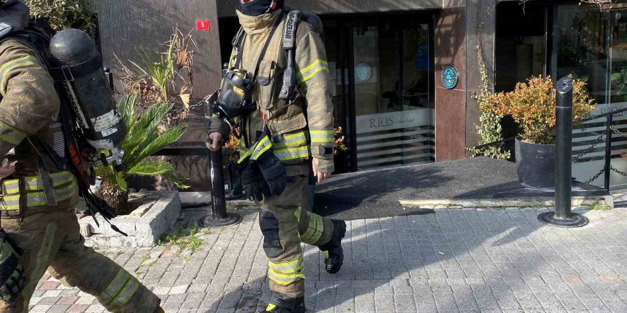 Bakırköy’de Otelde Yangın Paniği