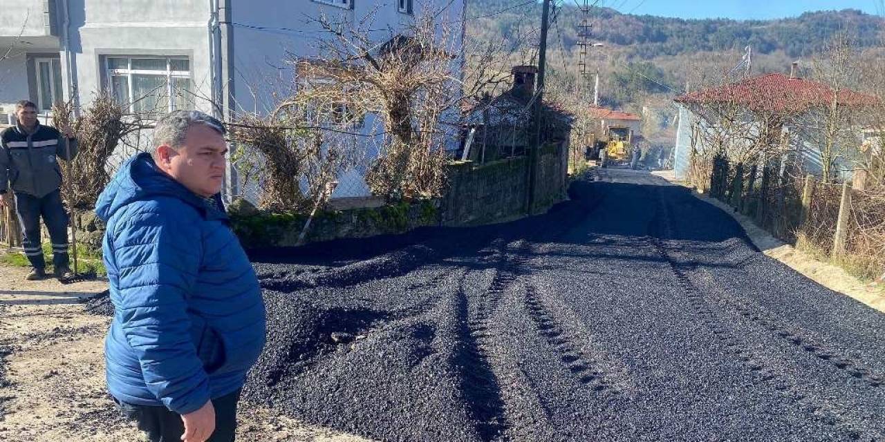 Uzunöz Mahallesi’nde Asfalt Çalışması