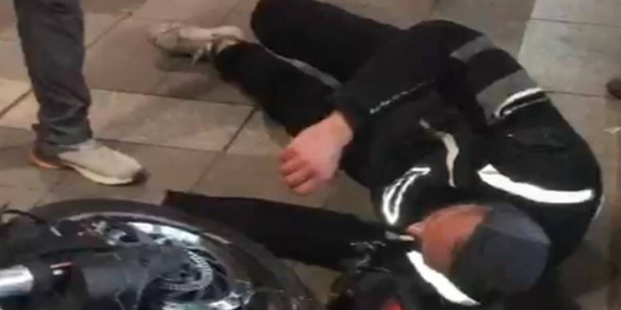 Zeytinburnu’nda Hafif Ticari Araç İle Motosiklet Çarpıştı: 1 Yaralı