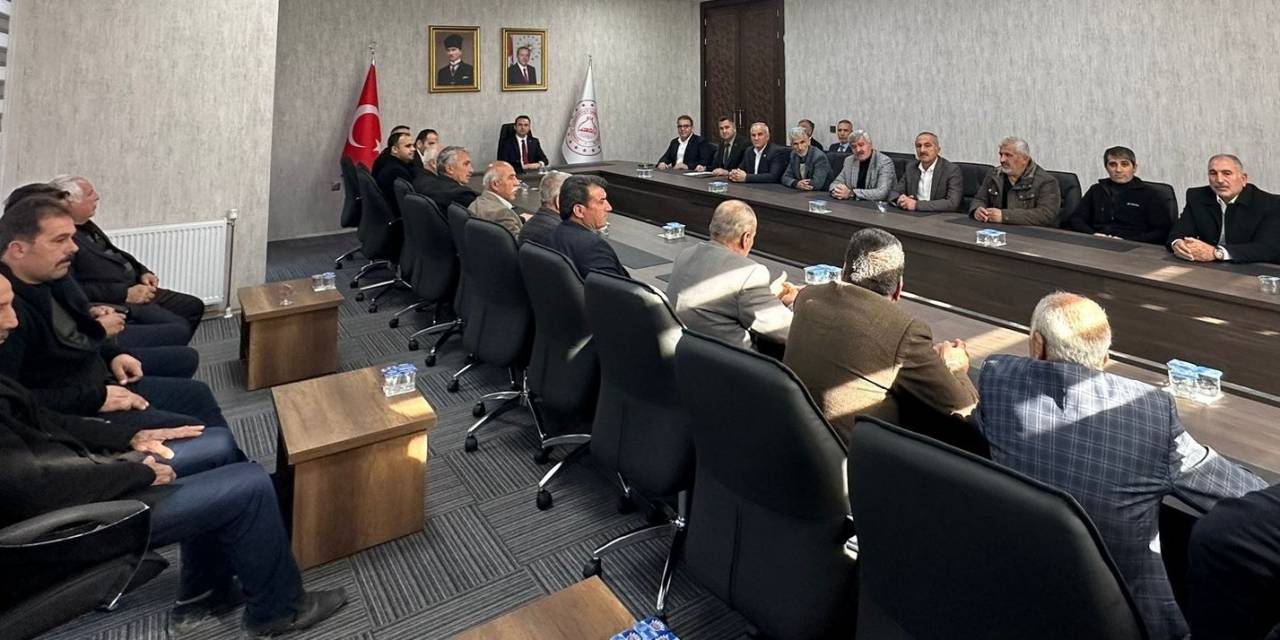 Samsat’ta Afet Değerlendirme Toplantısı Yapıldı