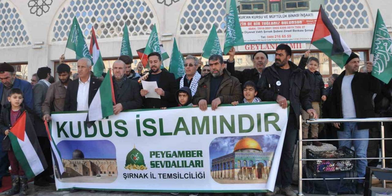 Şırnak’ta İsrail Saldırılarına Tepkiler Devam Ediyor