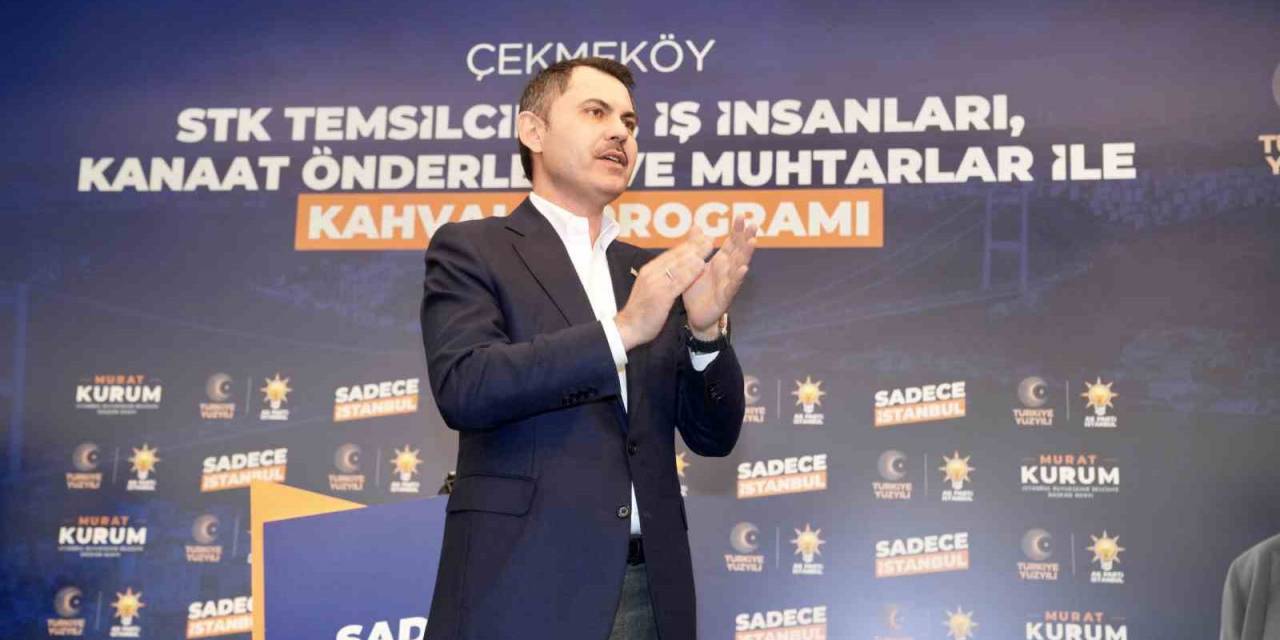 Murat Kurum: “Çekmeköy’ün İki Yakasını Tamamen Birleştirip 12 Bin Metrekare Bir Meydan Kazandıracağız”