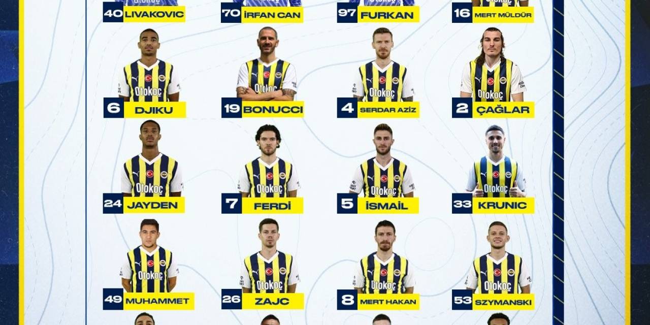 Fenerbahçe’nin Antalyaspor Maçı Kamp Kadrosu Belli Oldu