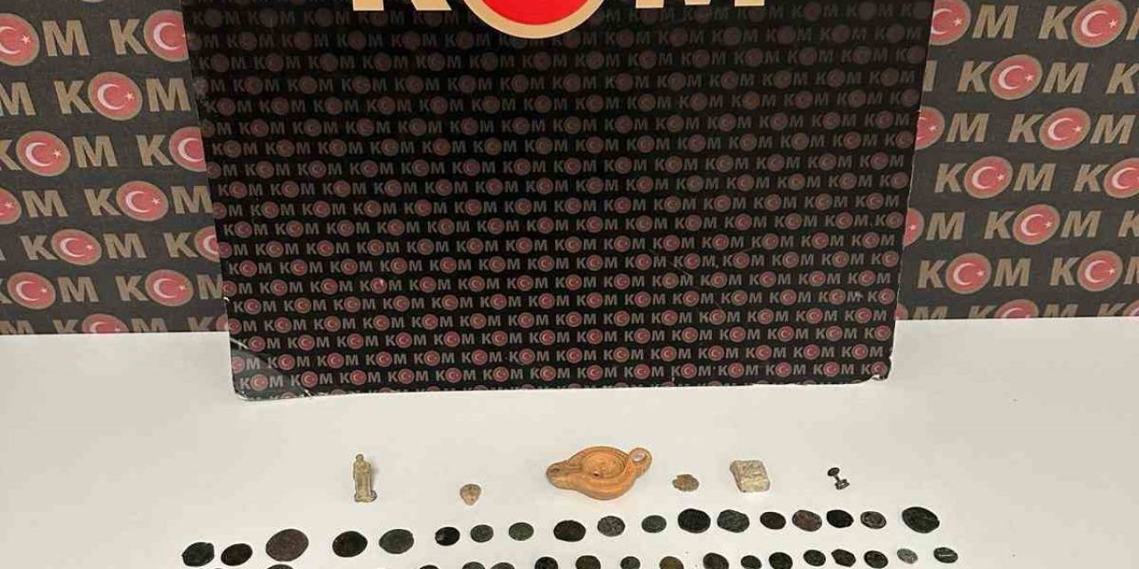 Polis 175 Adet Tarihi Sikke Ve Obje Ele Geçirdi