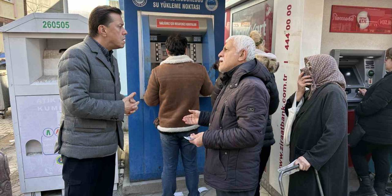 Hatipoğlu ‘Sumatik’ Kuyruğu Oluşturan Vatandaşlara Çözüm Sözü Verdi