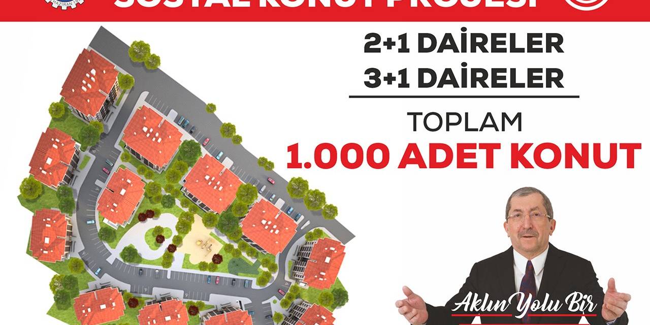 Başkan Vergili’den Bin Konutluk Proje