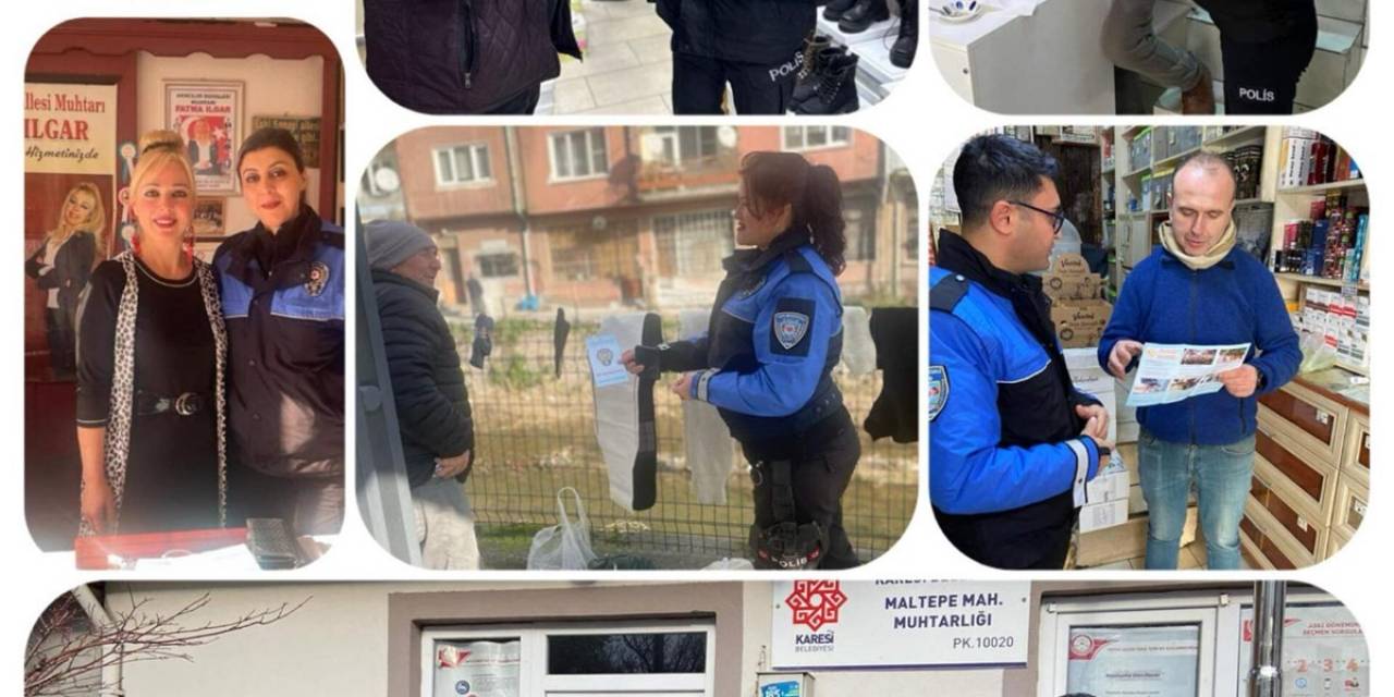 Balıkesir’de Polis Ekipleri Vatandaşları Hem Bilgilendirdi, Hem Bilinçlendirdi