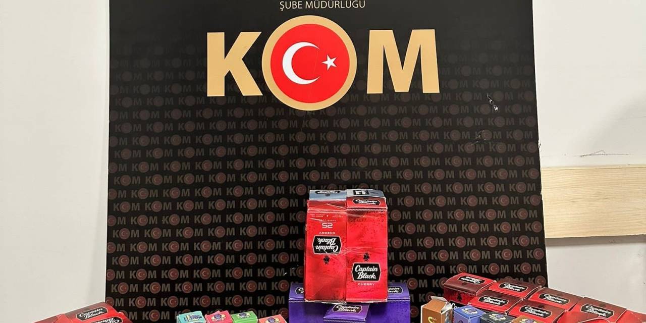 Kocaeli’de 180 Bin Dolu Ve Boş Kaçak Makaron Ele Geçirildi