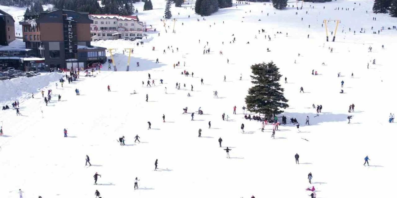 Yarıyıl Tatilinin Son Gününde Teleferikte Kuyruk Oluştu